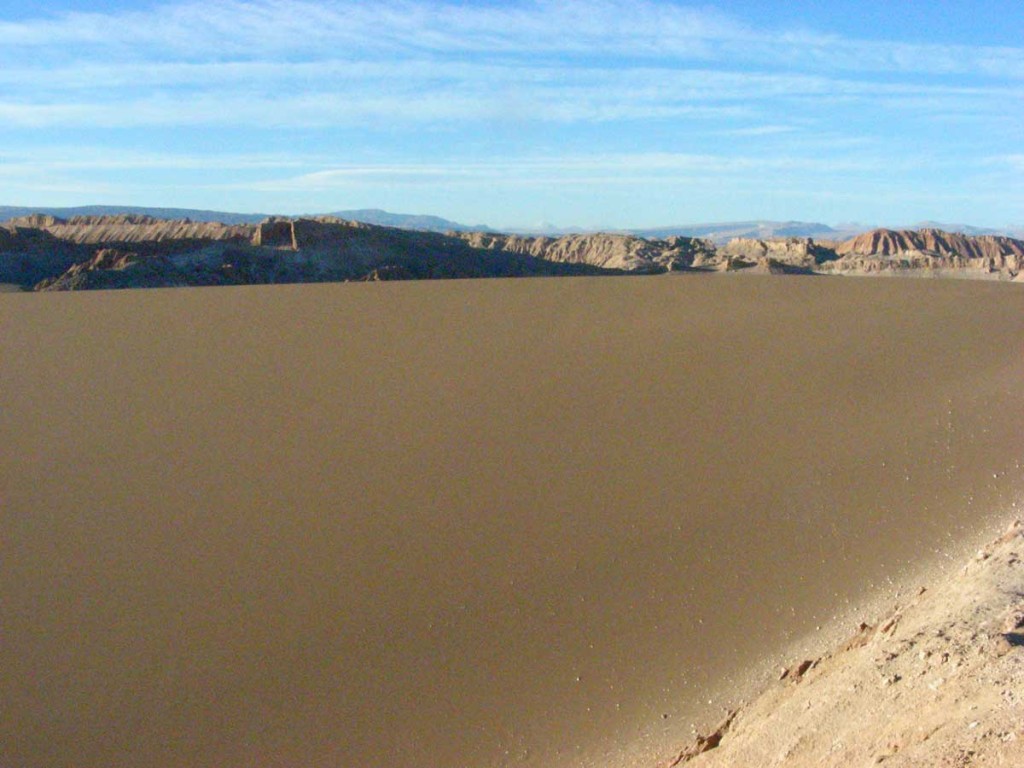 Giant dune in Valle de la Luna, near San Pedro de Atacama